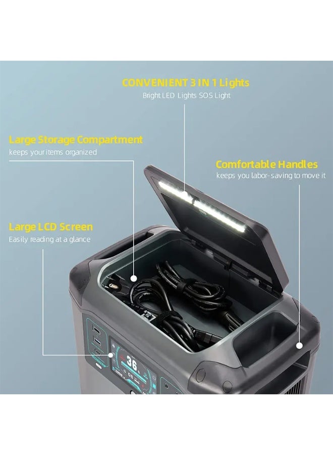Toby's Toby’s TBS-273A Portable Power Station 1500W 1008Wh Fast Charging - Image 4